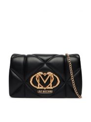 LOVE MOSCHINO Torebka JC4043PP1PLC0000 Czarny. Czarne torebki klasyczne damskie Love Moschino, bez wzorów, ze skóry, wizytowe, bez kołnierzyka, bez ramiączek. Za 789.99 zł.