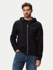 Guess Bluza M6YQ48 K4244 Czarny Slim Fit. Czarne bluzy bez kaptura męskie Guess, m, z bawełny. Za 434.99 zł.