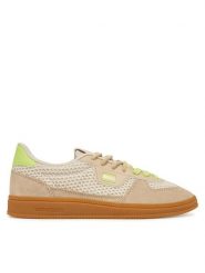 Tommy Hilfiger Klapki Dual Density Hilfiger Pool Slide FM0FM05797 Beżowy. Brązowe klapki i japonki męskie Tommy Hilfiger, z syntetyku. Za 409.99 zł.