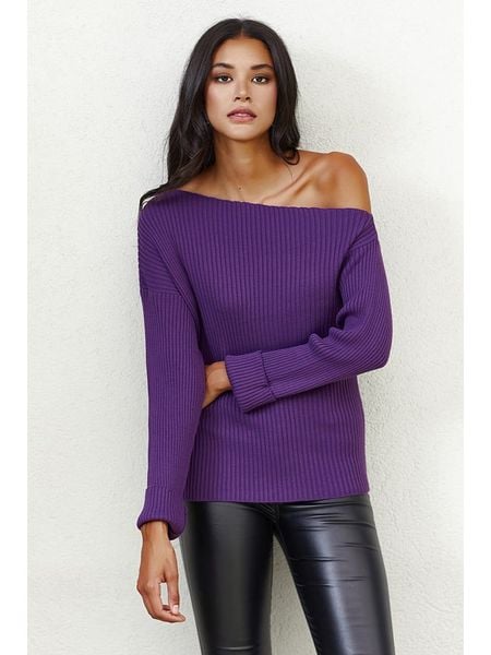 Milan Kiss Sweter w kolorze fioletowym rozmiar: S. Różowe swetry klasyczne damskie Milan Kiss, s, bez kołnierzyka. Za 82.99 zł.