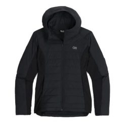 Damska kurtka puchowa Outdoor Research Shadow II. Czarne kurtki damskie OUTDOOR RESEARCH, na zimę, s, bez wzorów, z poliesteru, z kapturem. Za 940.00 zł.