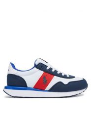 Polo Ralph Lauren Sneakersy RL03943101 Biały. Białe buty sportowe chłopięce Polo Ralph Lauren, ze skóry, bez zapięcia. Za 459.99 zł.