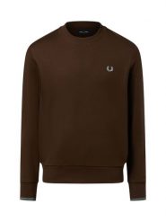 Fred Perry bluza nierozpinana Mężczyźni Bawełna brązowy, S. Brązowe bluzy bez kaptura męskie Fred Perry, m, z bawełny. Za 429.95 zł.