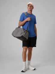 4F Spodenki tenisowe 2w1 szybkoschnące męskie - czarne XL. Czarne szorty sportowe męskie 4f, m, z materiału, na fitness i siłownię. Za 169.99 zł.