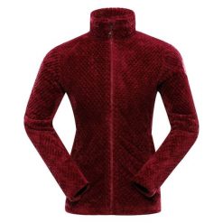 Bluza damska polarowa Alpine Pro Lomma bardzo ciepła. Czerwone bluzy z kapturem damskie Alpine Pro, na jesień, m, z materiału. Za 209.00 zł.