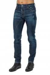 DSQUARED2 Granatowe jeansy cool guy jean. Białe jeansy męskie Dsquared2. W wyprzedaży za 999.99 zł.