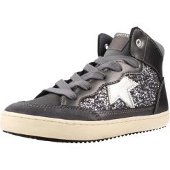 Buty GEOX J664GB 0NFEW J KALISPERA Srebrny. Szare obuwie treningowe damskie Geox, na fitness i siłownię. Za 264.99 zł.