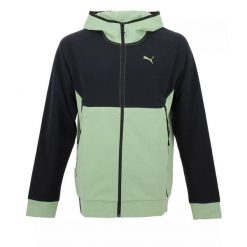 Kurtka dresowa Puma TECH WOVEN. Czarne kurtki męskie Puma, xs, bez wzorów, z dresówki, z kapturem. Za 269.05 zł.