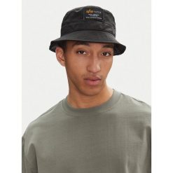 Kapelusz Alpha Industries. Czarne kapelusze damskie Alpha Industries, bez wzorów. Za 89.99 zł.