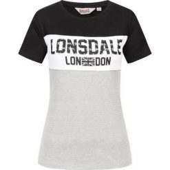 Koszulka damska Lonsdale Tulse. Czarne bluzki sportowe damskie Lonsdale, xl, z jersey, bez kołnierzyka, bez ramiączek. Za 137.50 zł.