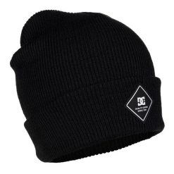 Czapka zimowa męska DC Label. Czarne czapki męskie DC Shoes, na zimę, bez wzorów, sportowe. Za 290.00 zł.