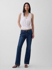 GAP Dżinsy - Straight fit - w kolorze granatowym rozmiar: W31. Niebieskie jeansy damskie GAP. Za 199.95 zł.
