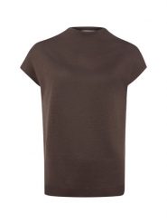 Comma Koszulka Kobiety Lyocell brązowy, 48. Brązowe t-shirty damskie Comma, bez wzorów, z lyocellu, bez kołnierzyka. Za 279.95 zł.