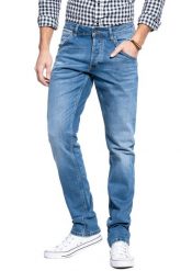 MĘSKIE SPODNIE JEANSOWE MUSTANG Michigan Tapered 1007730 5000 683. Spodnie materiałowe męskie Mustang, bez wzorów, z jeansu. Za 199.99 zł.