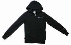 Bluza damska Champion Full Zip Hoodie Sweatshirt 118099. Czarne bluzy z kapturem damskie CHAMPION, m, z bawełny. Za 216.99 zł.