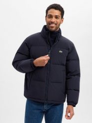 Lacoste kurtka puchowa Mężczyźni Sztuczne włókno niebieski, 52. Niebieskie kurtki męskie Lacoste, m, bez wzorów, z puchu, bez kaptura. Za 1,849.95 zł.