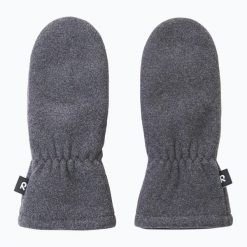 Rękawiczki zimowe dziecięce Reima Tumpus. Czarne rękawiczki dziecięce Reima, z materiału, bez ramiączek. Za 79.99 zł.