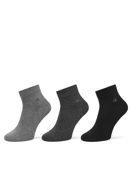 Calvin Klein Skarpety krótkie 701234209 Szary. Szare skarpetki męskie CALVIN KLEIN, bez wzorów, z bawełny. Za 69.99 zł.