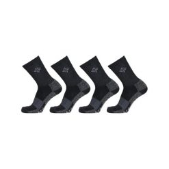 Skarpety męskie Columbia 4PP Moisture Control Basic Crew. Czarne skarpetki męskie Columbia, bez wzorów, z materiału. Za 109.00 zł.