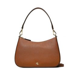 Torebka LAUREN RALPH LAUREN. Brązowe torebki klasyczne damskie Lauren Ralph Lauren, bez wzorów, bez dodatków. Za 759.99 zł.
