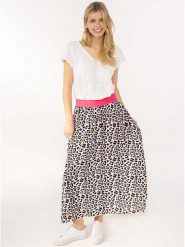 Zwillingsherz Spódnica "Leo Forever" w kolorze jasnoróżowym rozmiar: L/XL. Różowe spódniczki damskie Zwillingsherz, l, bez wzorów, z wiskozy, maxi, proste. Za 118.56 zł.