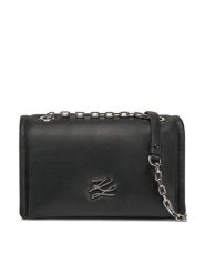 KARL LAGERFELD Torebka A1W30173 Czarny. Czarne listonoszki damskie Karl Lagerfeld, bez wzorów, ze skóry, bez dodatków. Za 759.99 zł.