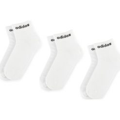 Skarpety ADIDAS CF3386 39-42. Białe skarpetki męskie Adidas, bez wzorów, z bawełny. Za 29.99 zł.