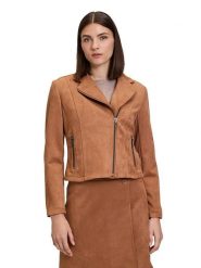 Betty Barclay Kurtka przejściowa w kolorze karmelowym rozmiar: 38. Brązowe kurtki damskie Betty Barclay, bez wzorów, ze skóry, bez kaptura. Za 156.98 zł.