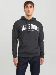 Jack & Jones Bluza Josh 12236513 Czarny Standard Fit. Czarne bluzy bez kaptura męskie Jack & Jones, m, z bawełny. Za 129.99 zł.