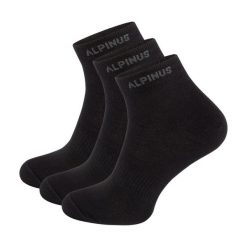 Skarpety trekkingowe dla dorosłych Alpinus Puyo 3pack czarne. Czarne skarpetki damskie Alpinus, bez wzorów. Za 39.00 zł.