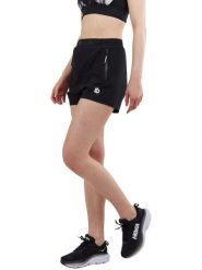 Szorty sportowe damskie Fundango Karin. Czarne spodenki sportowe damskie Fundango, s, z materiału, na fitness i siłownię. Za 299.00 zł.