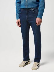 MĘSKIE SPODNIE WRANGLER LARSTON NOMAD 112372421. Spodnie materiałowe męskie Wrangler, bez wzorów, z jeansu. Za 219.99 zł.