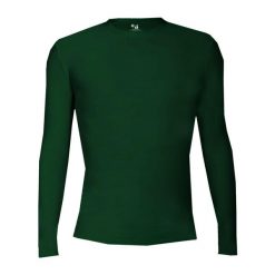 Koszulka z długim rękawem Pro Compression Adults Men Round Neck Undershirt. Czerwone bluzki sportowe damskie BADGER SPORT, bez wzorów, bez ramiączek. Za 215.95 zł.