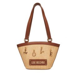 Torebka LOVE MOSCHINO. Brązowe torebki klasyczne damskie Love Moschino, bez wzorów, bez dodatków. Za 469.99 zł.