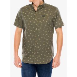 Koszula turystyczna męska Columbia Rapid Rivers Printed Short Sleeve Shirt. Zielone koszule męskie Columbia, m, bez wzorów, bez kołnierzyka, bez ramiączek. Za 172.99 zł.