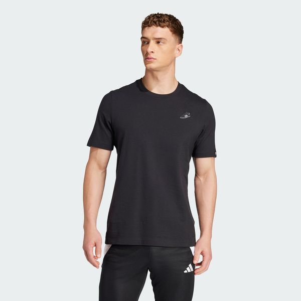 Koszulka Copa Signature Graphic. Czarne t-shirty sportowe męskie Adidas, l, z bawełny, bez ramiączek, do piłki nożnej. Za 174.45 zł.