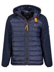 Geographical Norway Kurtka pikowana "Abator" w kolorze granatowym rozmiar: XXL. Niebieskie kurtki męskie Geographical Norway, xxl, bez wzorów, bez kaptura. Za 246.53 zł.