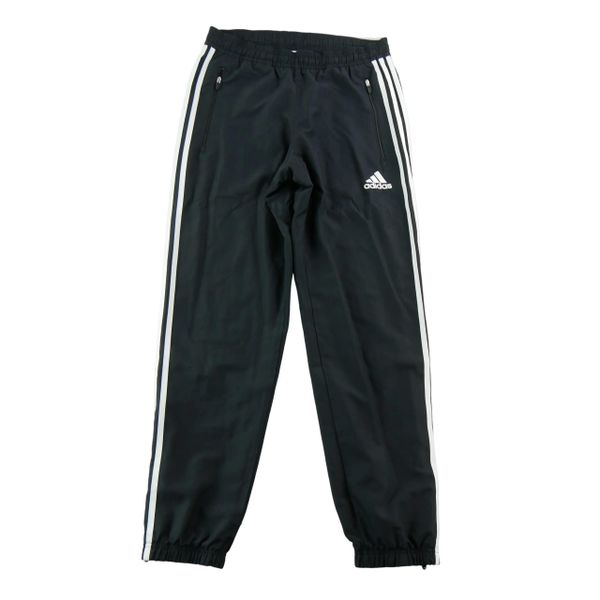 Second life - Spodnie dresowe męskie z kieszeniami na suwak - Stan bardzo dobry. Czarne spodnie sportowe męskie Adidas, z dresówki. Za 85.16 zł.