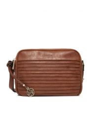 Lasocki Torebka CEO-LSK-K-025-06 Brązowy. Brązowe listonoszki damskie Lasocki, bez wzorów, z materiału, bez dodatków. Za 179.99 zł.