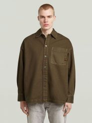 G-Star Kurtka dżinsowa w kolorze brązowym rozmiar: XL. Brązowe kurtki męskie G-Star, xl, bez wzorów, z bawełny, retro, bez kaptura. Za 282.95 zł.