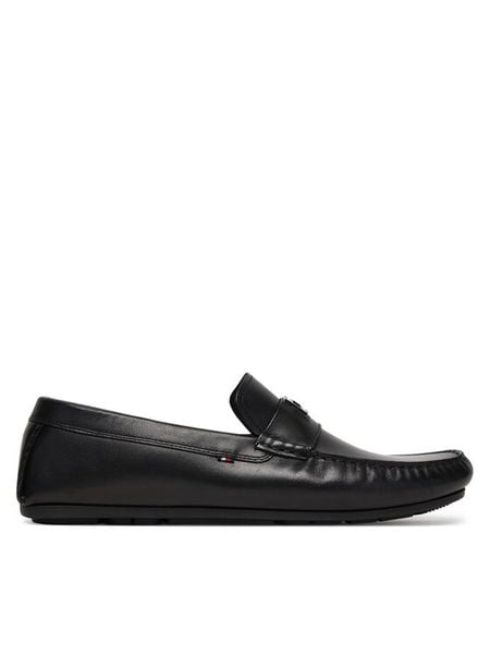 Tommy Hilfiger Mokasyny Hardware Hilfiger Driver Shoe FM0FM05838 Czarny. Czarne mokasyny męskie Tommy Hilfiger, ze skóry. Za 649.99 zł.