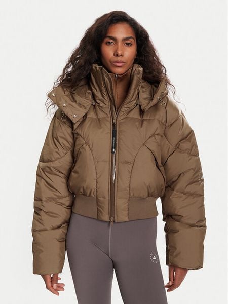 Adidas by Stella McCartney Kurtka zimowa JM3652 Beżowy Loose Fit. Brązowe kurtki damskie adidas by Stella McCartney, na zimę, m, bez wzorów, z syntetyku, bez kaptura. Za 969.99 zł.