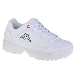 Buty sportowe Sneakersy damskie, Kappa Rave NC. Białe buty sportowe na co dzień damskie Kappa, bez wzorów, z materiału, trekkingowe. Za 149.99 zł.