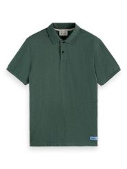 Scotch & Soda Koszulka polo w kolorze zielonym rozmiar: S. Zielone koszulki polo męskie Scotch & Soda, s, bez wzorów, bez ramiączek. Za 87.61 zł.
