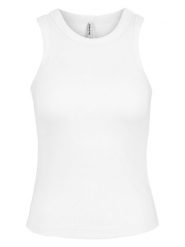 Sublevel Top w kolorze białym rozmiar: M. Białe topy damskie Sublevel, m, bez wzorów, prążkowane, bez kołnierzyka. Za 39.99 zł.