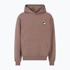 Bluza FILA Borgholm Hoody. Brązowe bluzy sportowe damskie Fila, s, bez wzorów, z bawełny, bez ramiączek, bez kaptura. Za 359.99 zł.