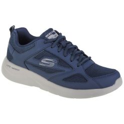 Buty sportowe Sneakersy męskie, Skechers Dynamight 2.0 - Fallford. Niebieskie buty sportowe na co dzień męskie Skechers, z materiału, bez zapięcia, trekkingowe. Za 239.99 zł.