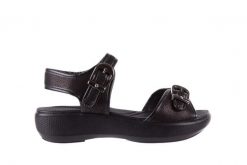 Sandały Azaleia 355 789 Point Black, Czarny, Materiał - 36. Czarne sandały damskie Azaleia, bez wzorów, z materiału, bez obcasa. W wyprzedaży za 62.10 zł.