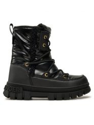 Tommy Hilfiger Śniegowce Fur Boot T3A5-33610-1695 S Czarny. Czarne kozaki dziewczęce Tommy Hilfiger, z materiału. Za 489.99 zł.