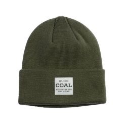 Czapka zimowa COAL UNIFORM dark olive. Zielone czapki męskie COAL, na zimę, bez wzorów, sportowe. Za 29.00 zł.